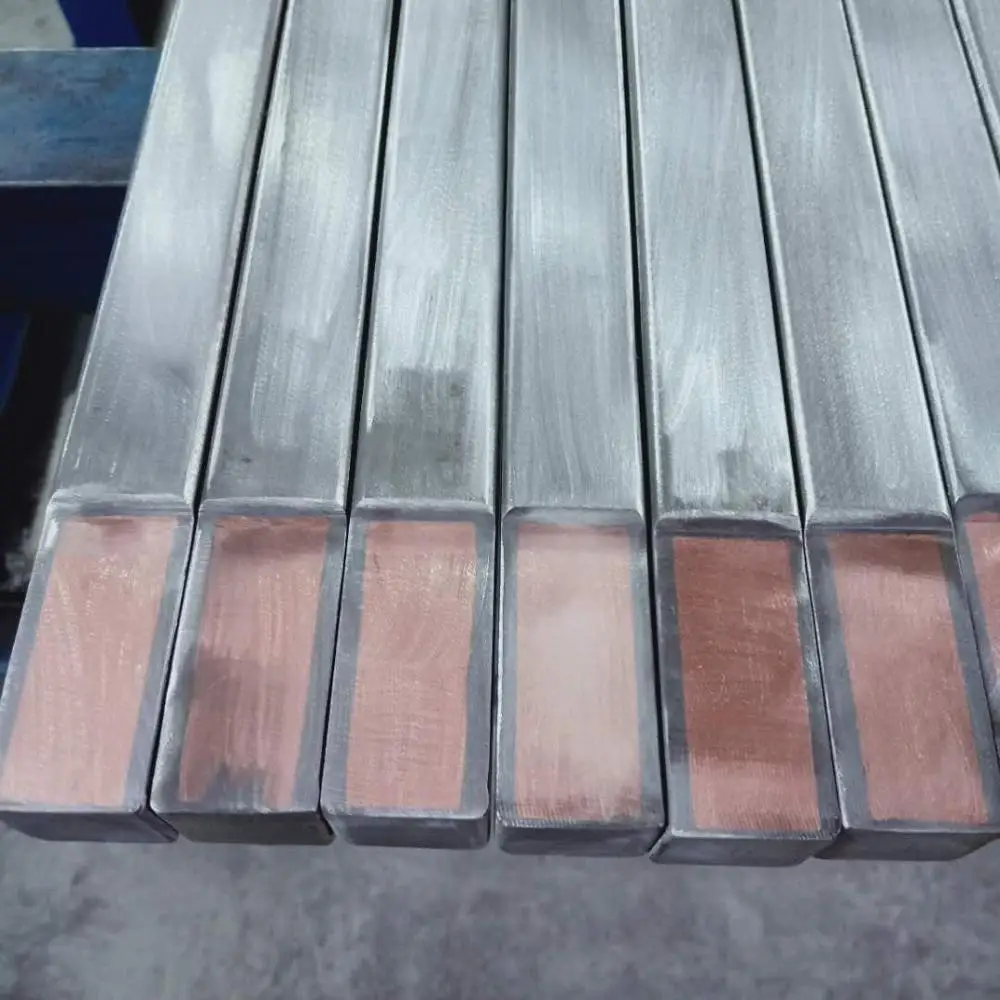 Best quality titanium clad copper rectangular bar