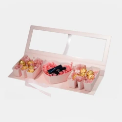 Free shipping in non-remote areas of the United States mothers day MOM boxes for flowers and love with window