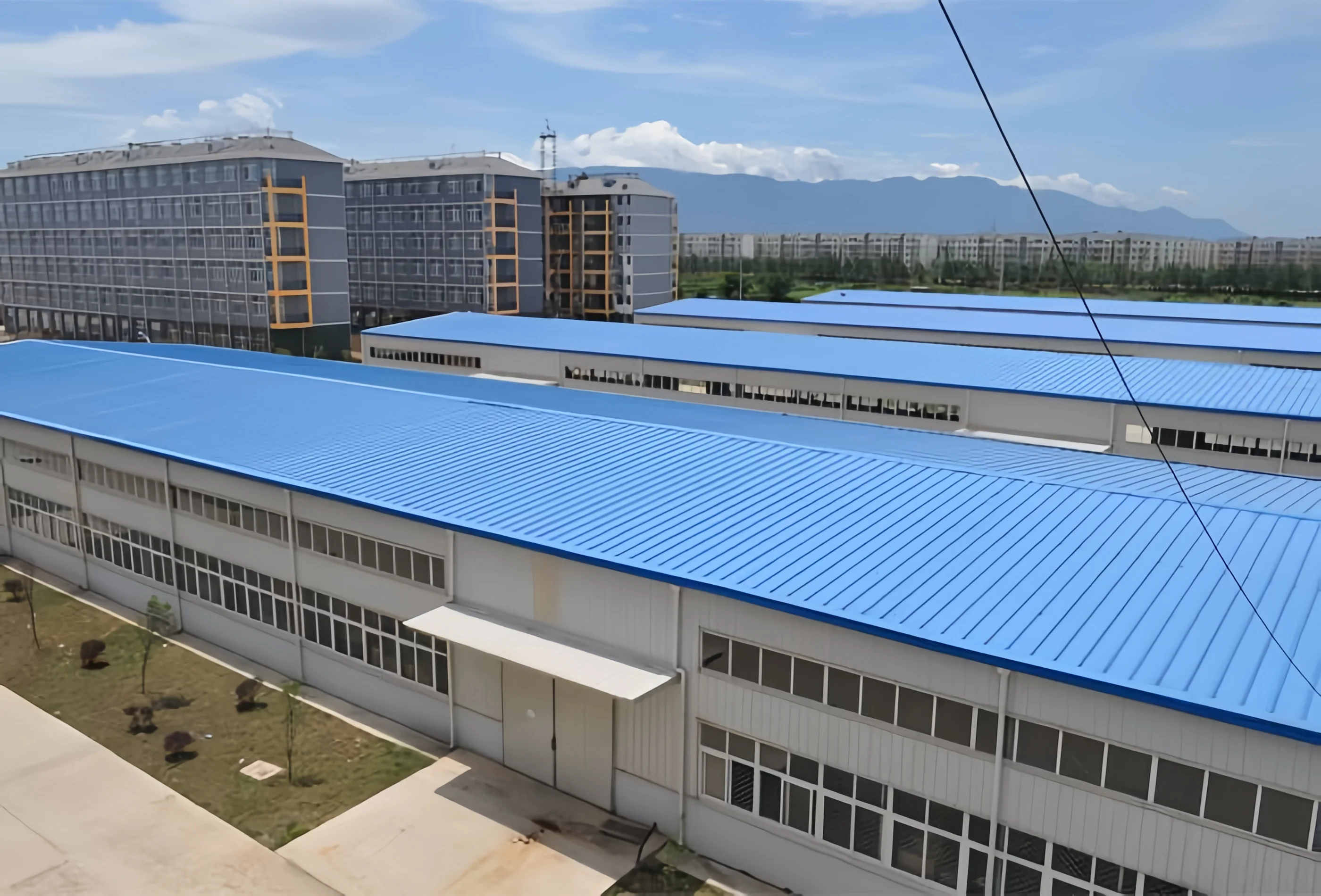 Modular Customized Steel Frame Construction Steel Structure Workshop For Industry