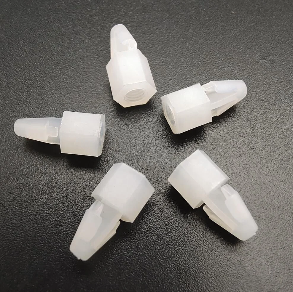 M3 * 0.5 internal thread nylon hexagonal isolation column push-in PCB insulation support column