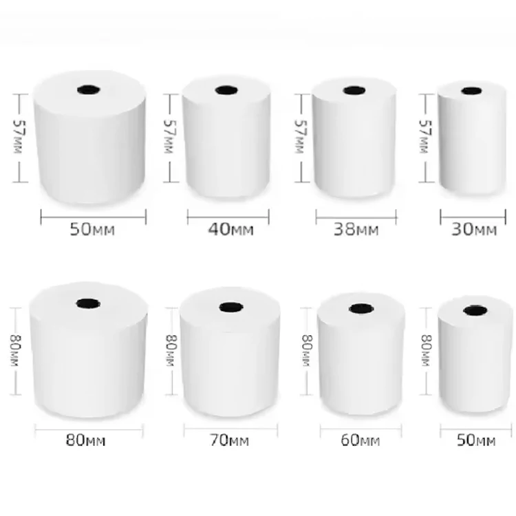 Wholesale China Factory Thermal Paper 80*80,57*40mm in cheap price with best quality