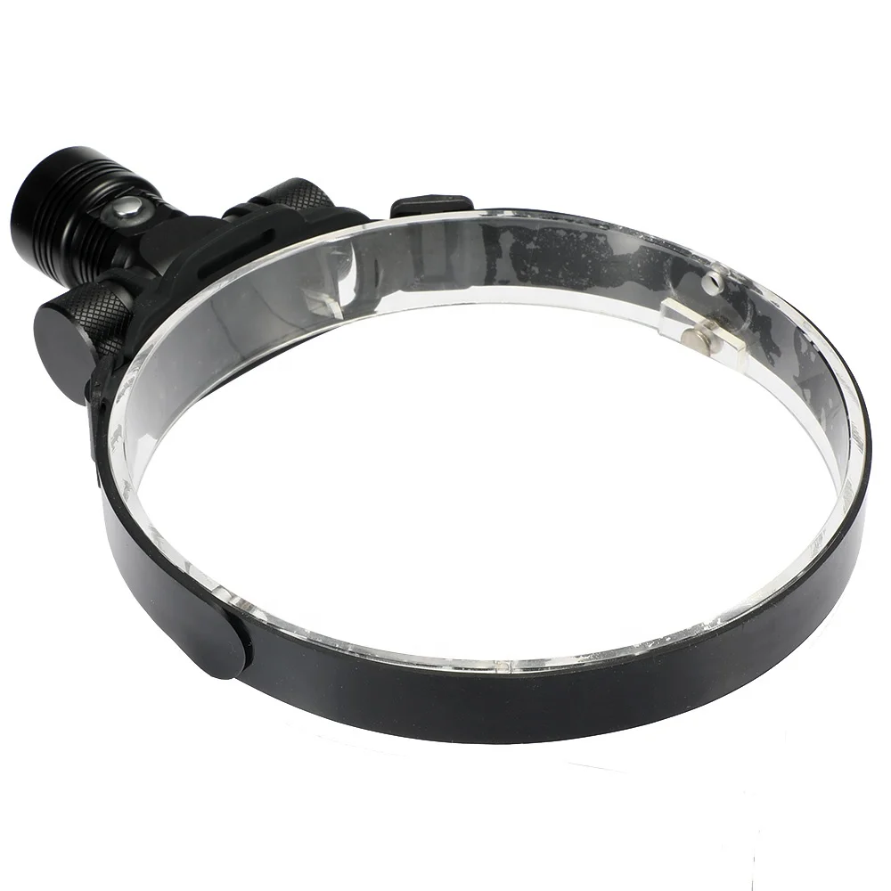 NEW LED Diving Headlamp Super Bright Swimming Headlight 100M Waterproof High Power Flashlight Diver Submarine Head Torch