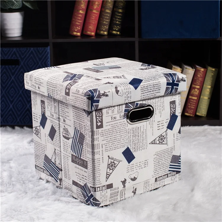 
Custom High Quality Luxury Cubic Leather Ottoman Storage Boxes Ottoman Pouf Foldable Storage Ottoman 