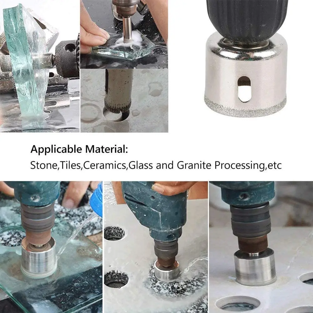 Kitchen Bath Faucet Drilling 15PCS Cutting Tiles Diamond Hole Saw Coated With High Quality Diamond