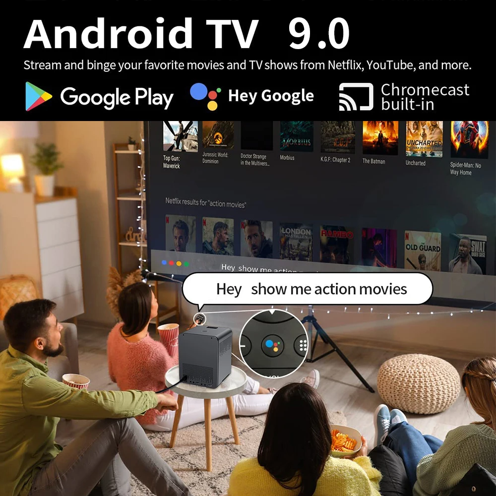 Смарт-проектор Topleo 150 ansi лм Full Hd