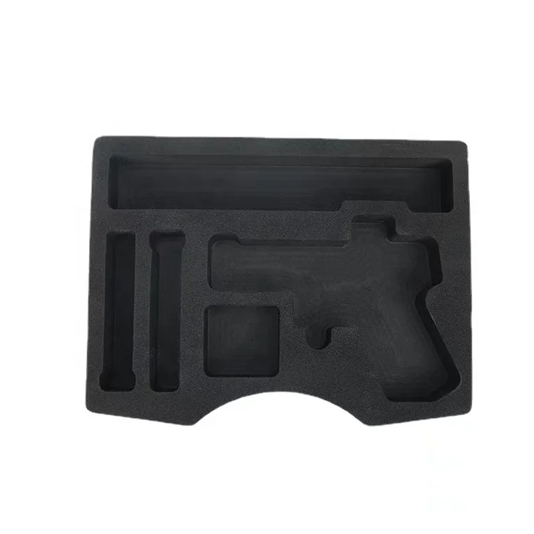 Custom Military Grade EVA Foam Protective Packaging Foam Inserts For Pistol Case Inside Weapons