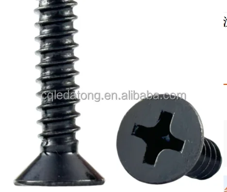 Competitive Price Bugle Head Black Phosphate Self Tapping Screws Drywall Screws Black Self-tapping Screws