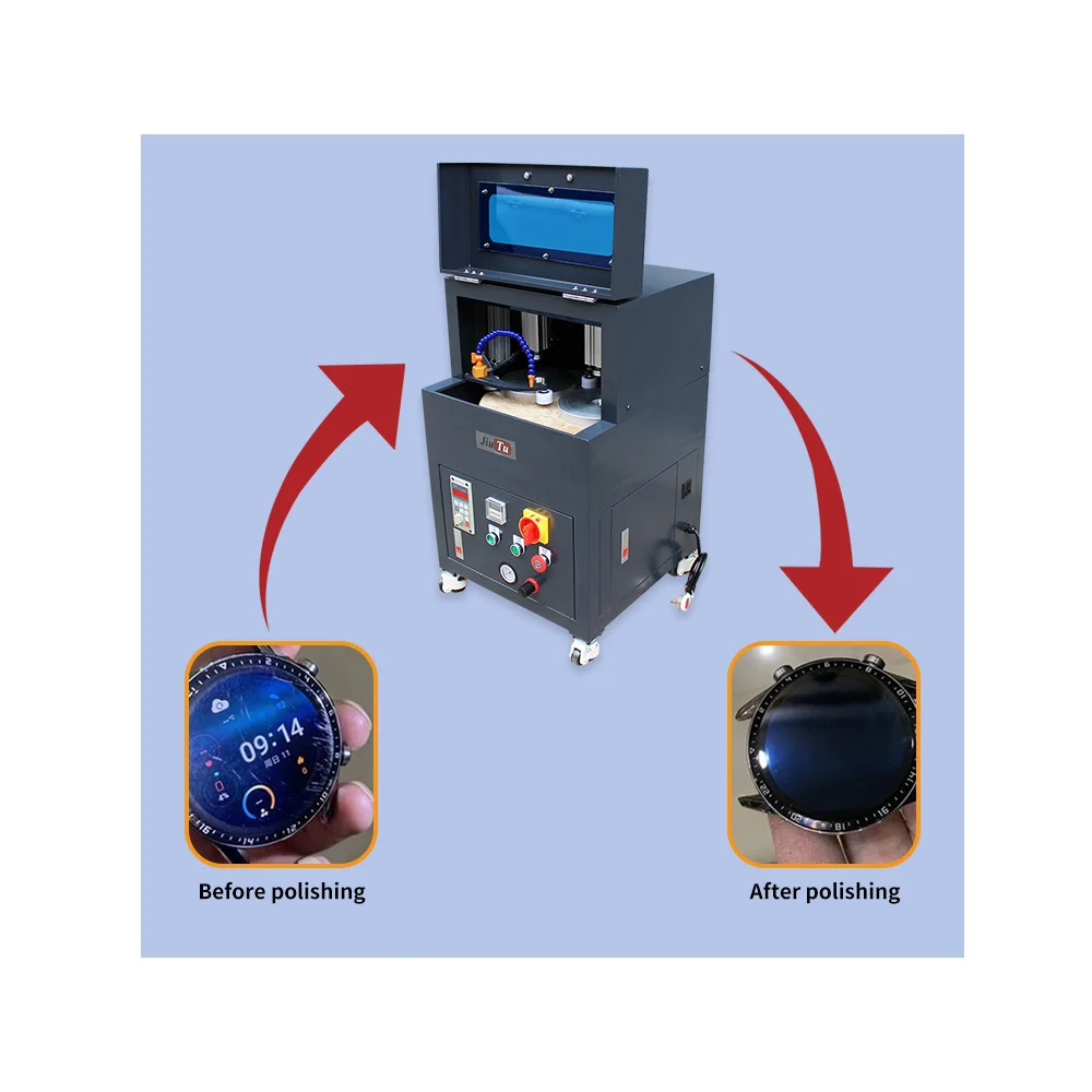 Polishing Buff Machine For iPhone 13promax 13mini Back Glass Refurbished Scratch Removal Grinding