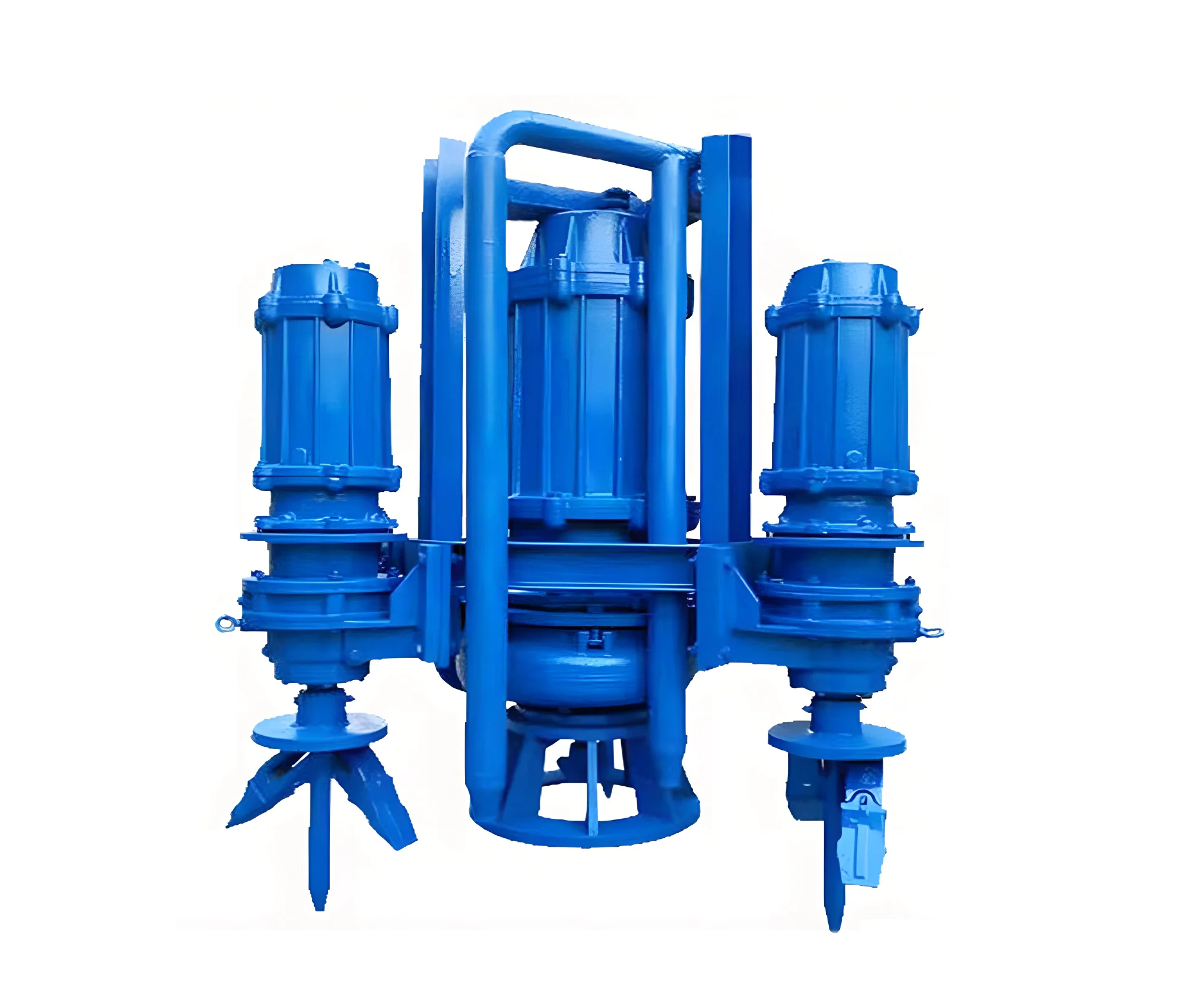 slag sediment clay mud small sand dredger cutter head with agitators excavator hydraulic mud pump