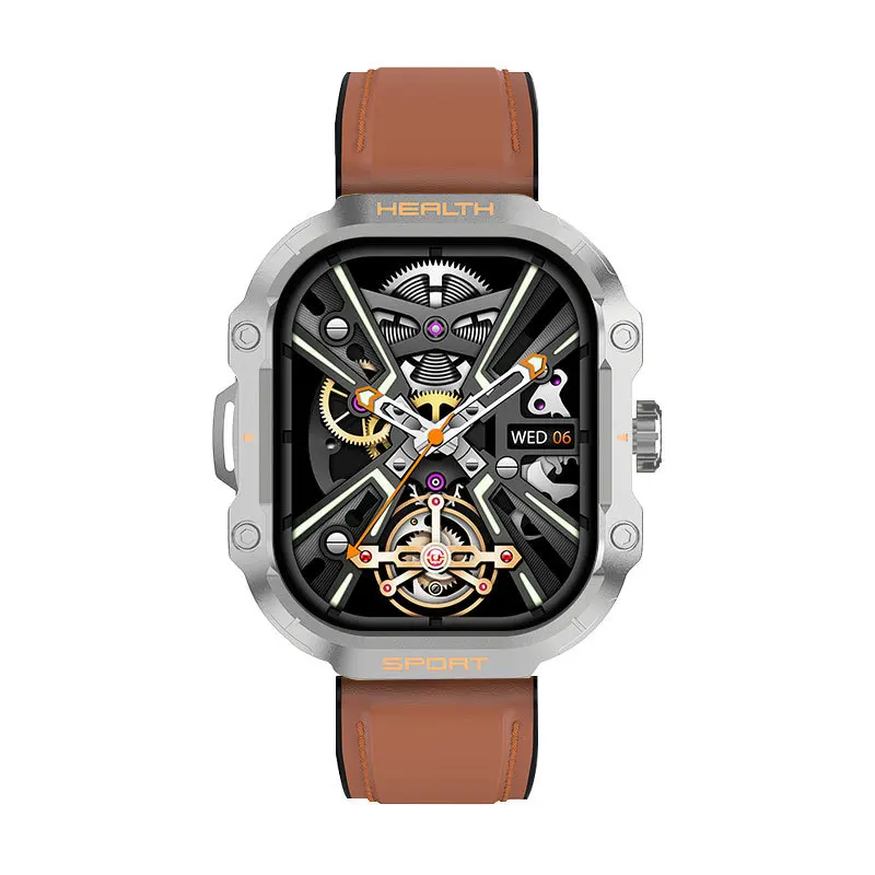 HK24 Bluetooth Call Smartwatch NFC Gaming Heart Rate Blood Pressure Multi-Sport Smartwatch