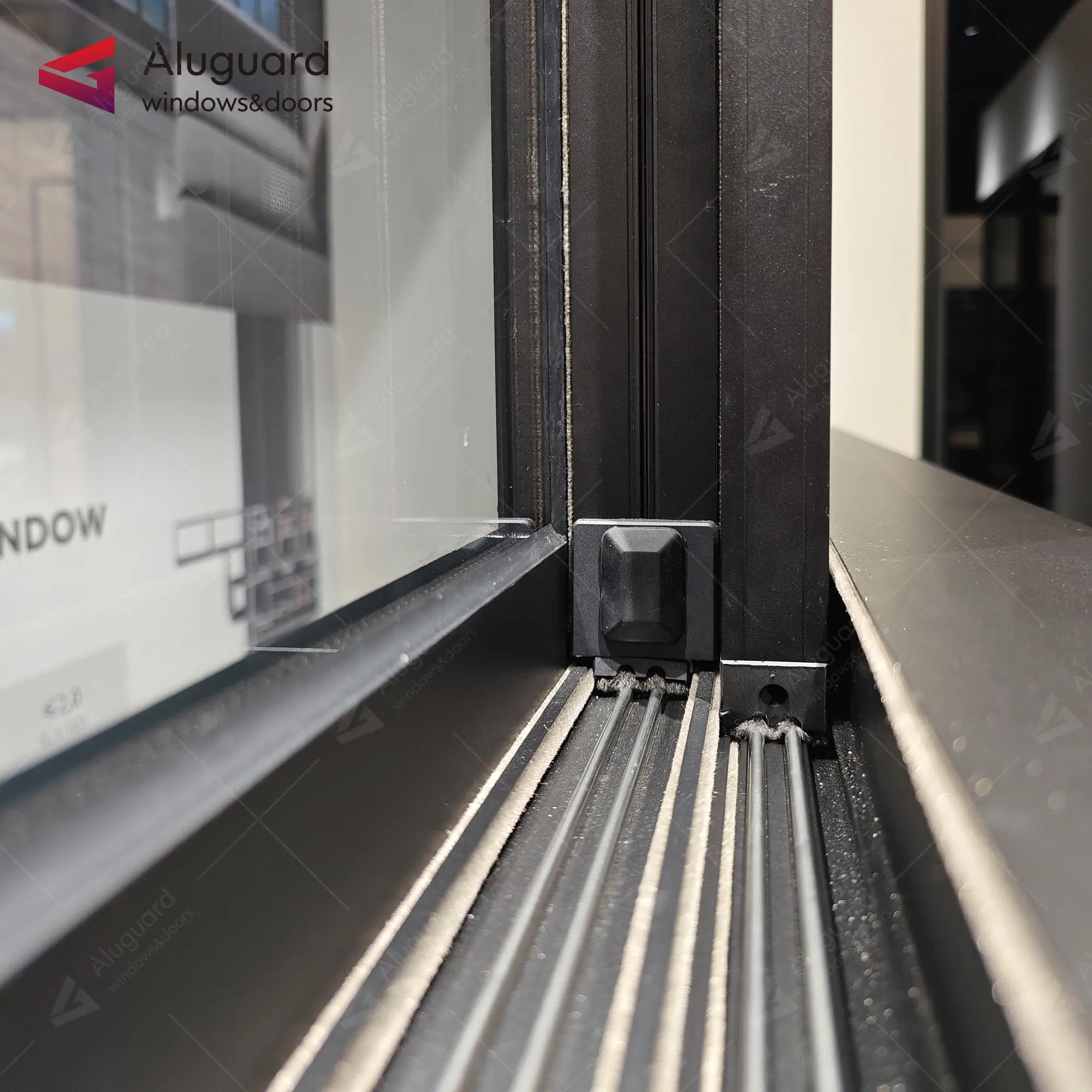 Australian standard reflective glass sliding window High quality window price of schuco New design aluminium window for house