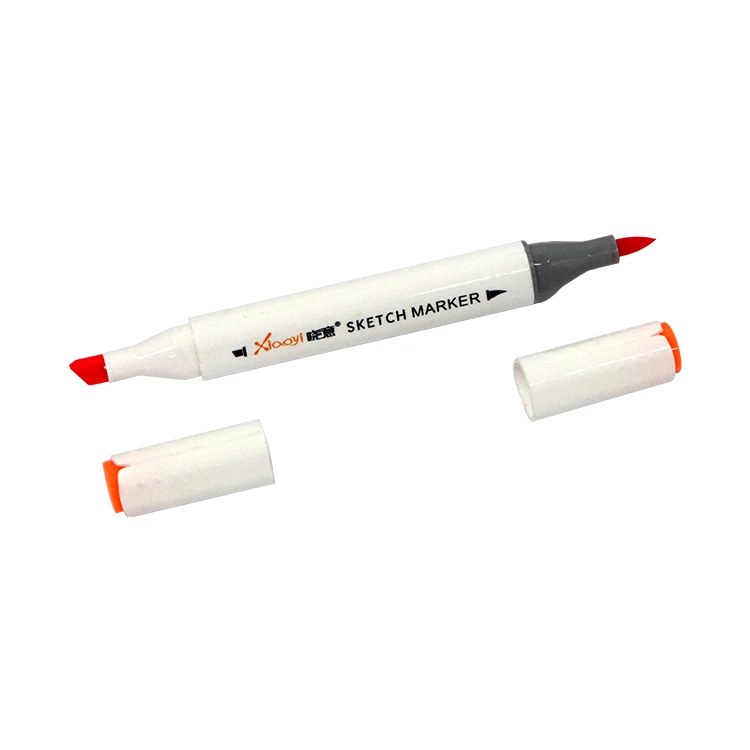 40 Colors Dual Tips Black Barrel Alcohol Based Sketch Art Markers  For Drawing