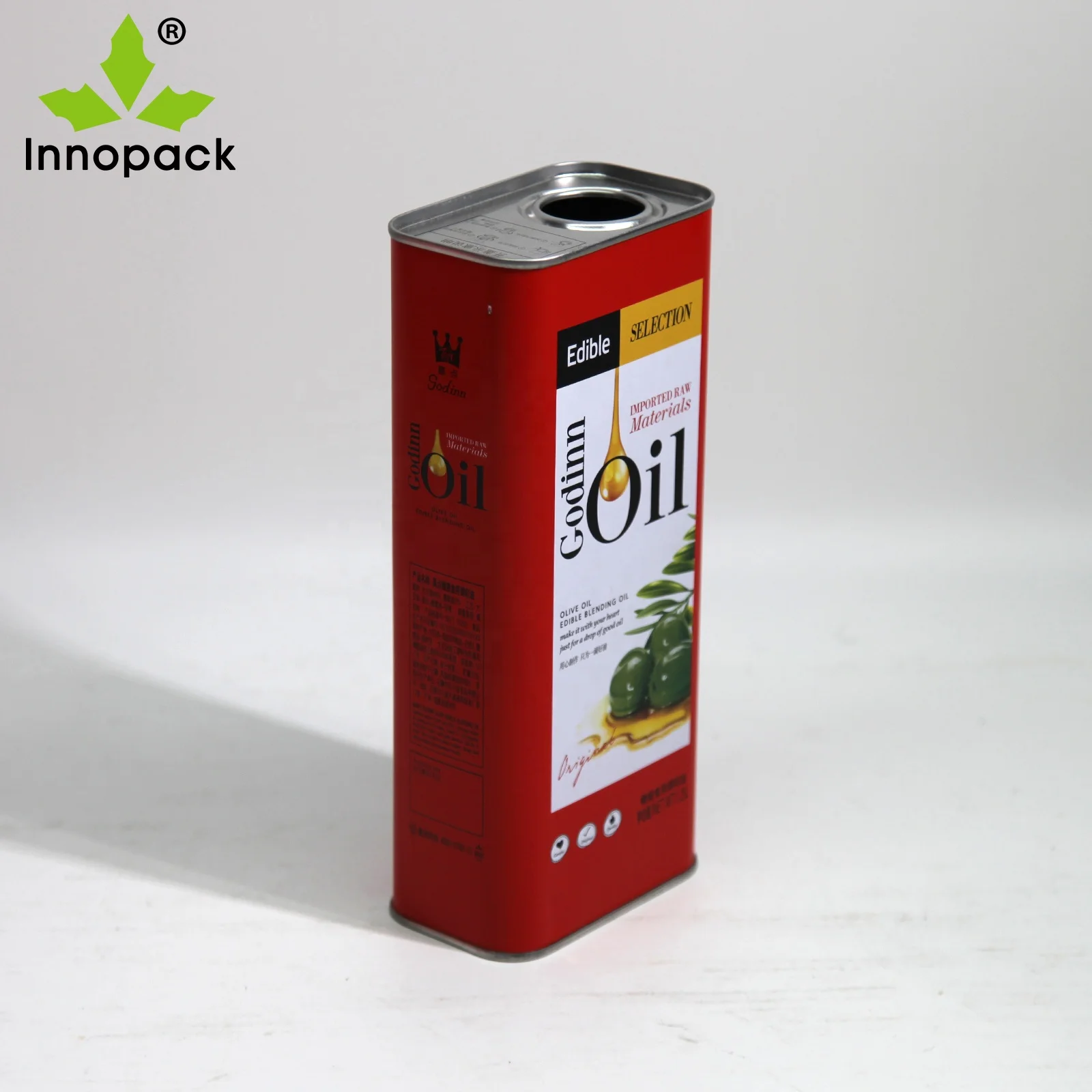 Жидкая банка 1.25L для упаковки оливкового масла печать на заказ пищевой супермасляный контейнер