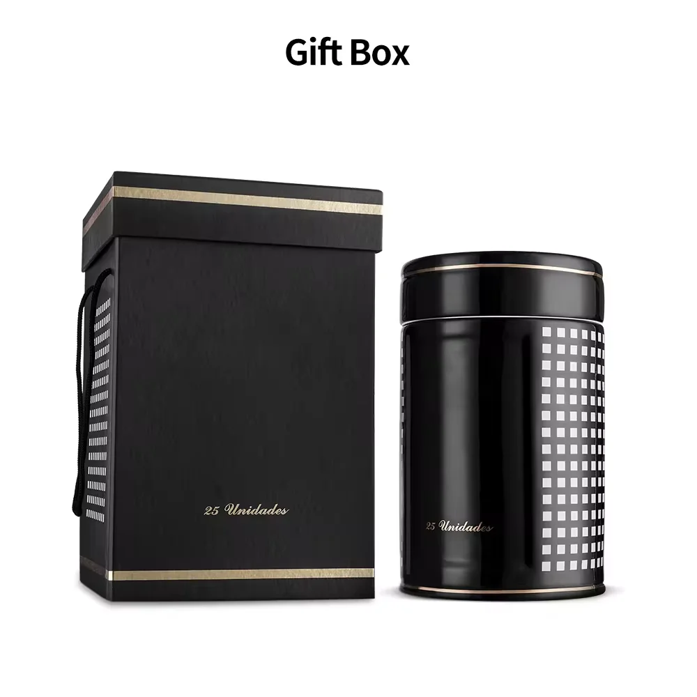 Cigar Humidor Moisturizing Tube Portable Travel Case Jar Ceramic Large Diameter With Gift Box cigar storage tube