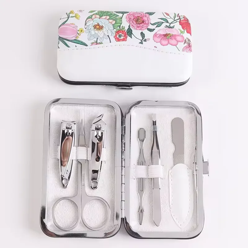Manicure beauty tools Nail clipper set Nail clipper 6-piece set nail tongs Manicure gift
