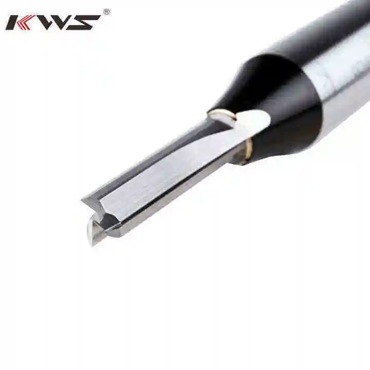 KWS 1/2*3*12 2T carbide straight bit for wood end milling on Nanxing Homag KDT SCM cnc machine