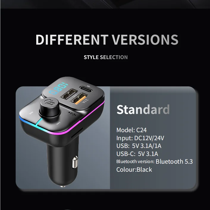 Factory directly bluetooth car fm transmitter mp3 player bluetooth for car amplifier mp3 player