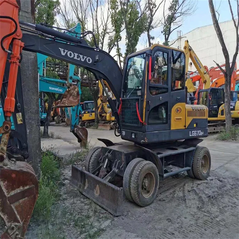 Wheeled type used volvo ew170 wheel excavator trade ew130 ew140 ew150 ew160
