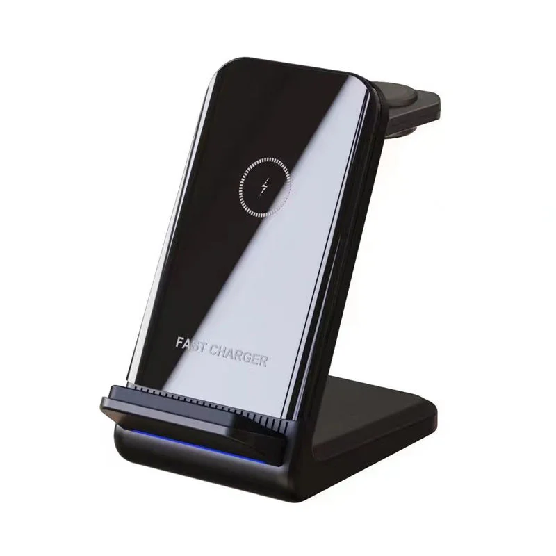 2024 Trending Product Multifunctional Universal ABS 15w Fast Qi 3 In 1 Wireless Chargeur Stand Charger Charging Holder