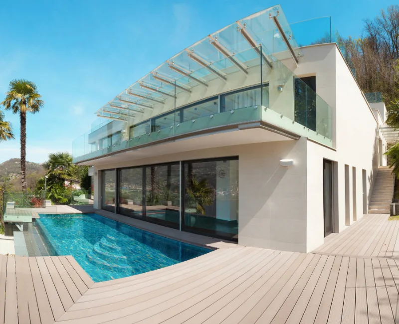 Solid Outdoor Wood Plastic Composite Decking Flooring Durable WPC Decking for Outdoor Use