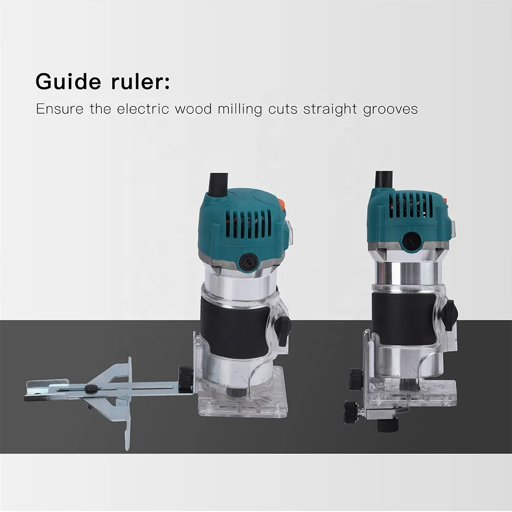 Electric Trimming Machine 230V 6 Speeds Adjustable Electric Hand Woodworking Trimmer Power Routers 6mm 6.35mm 8mm
