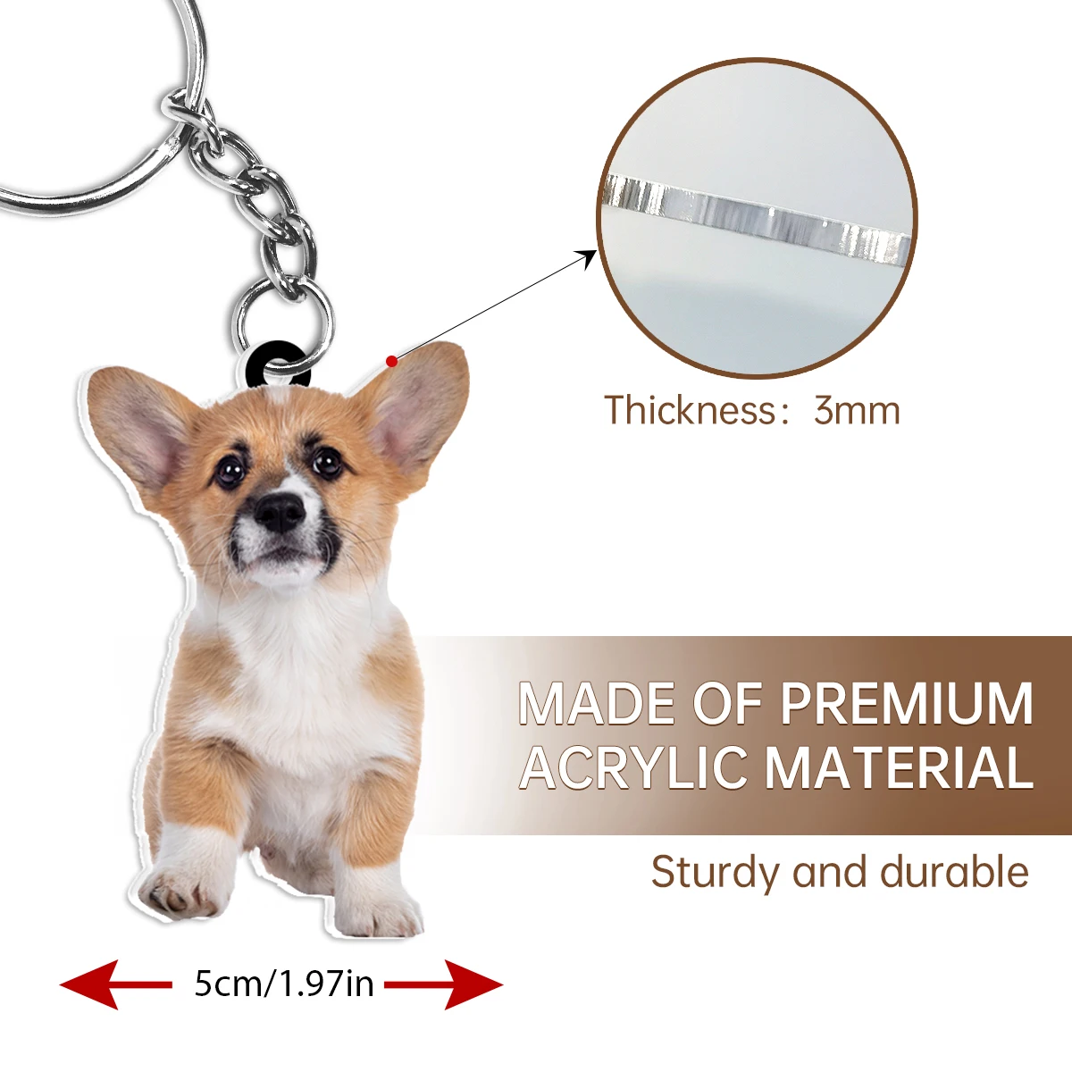 Customized Keychain with Photos Customizable Dog Memorial Cat Memorial Keychain Gift for Pet-loving People personalized Key Ring