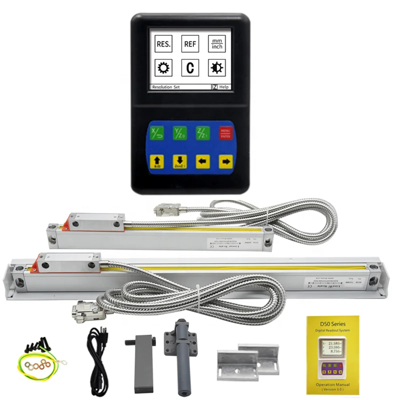 Dro 3 Axis/2 Axis Digital Readout Kit with IP55 High Precision sino Digital Linear Scale for Milling Lathe Machine