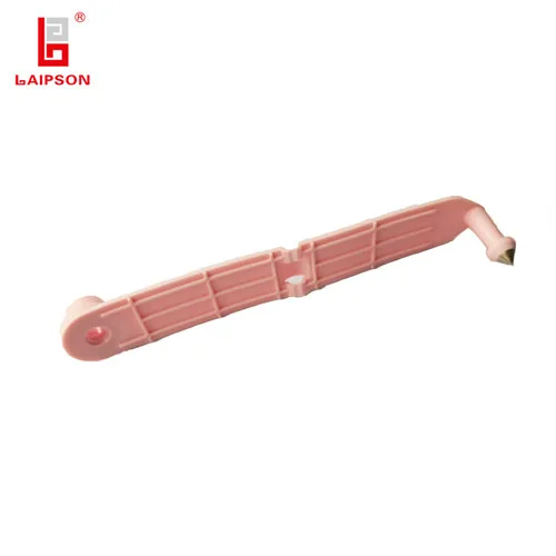 120mm Plastic Tpu Single Sheep Ear Tags Metal Head With Laser Printing Numbers