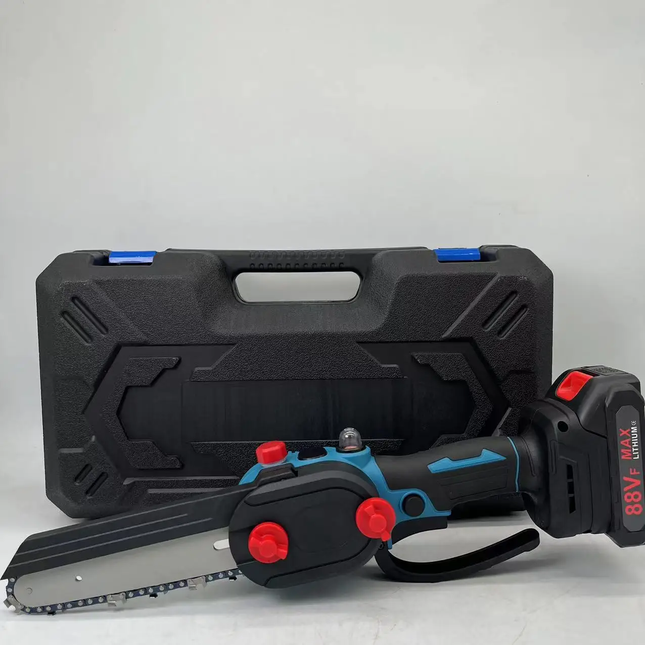 DD3434  Digital 4 inch 6 inch Oiler Electric Trimming Garden Tools Chain Saw Cordless Battery Cut Tree Woodworking Chainsaw