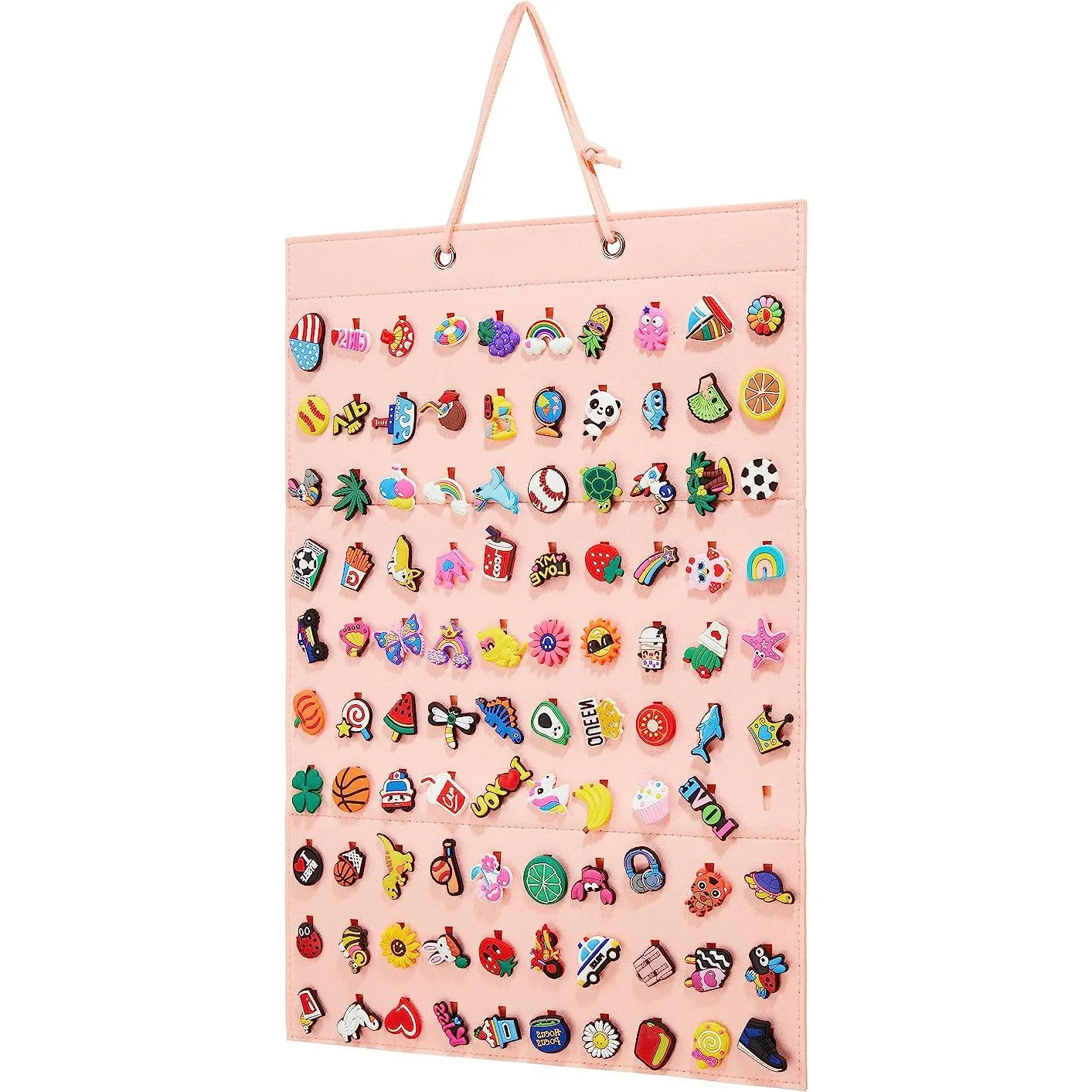 Croc Felt Shoe Charms Organizer Shoe Decorations Storage With 100 Slots