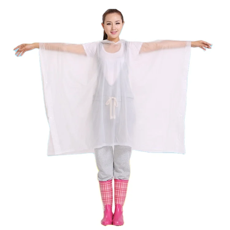 Customized clear pvc vinyl korea raincoat women in plastic raincoats