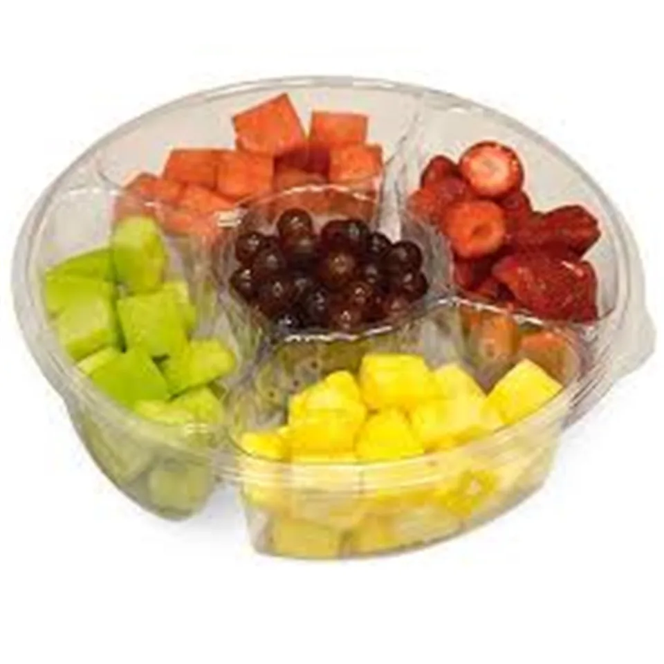 
Taiyu Custom transparent plastic fruit insert tray blister packaging tray with dividers 