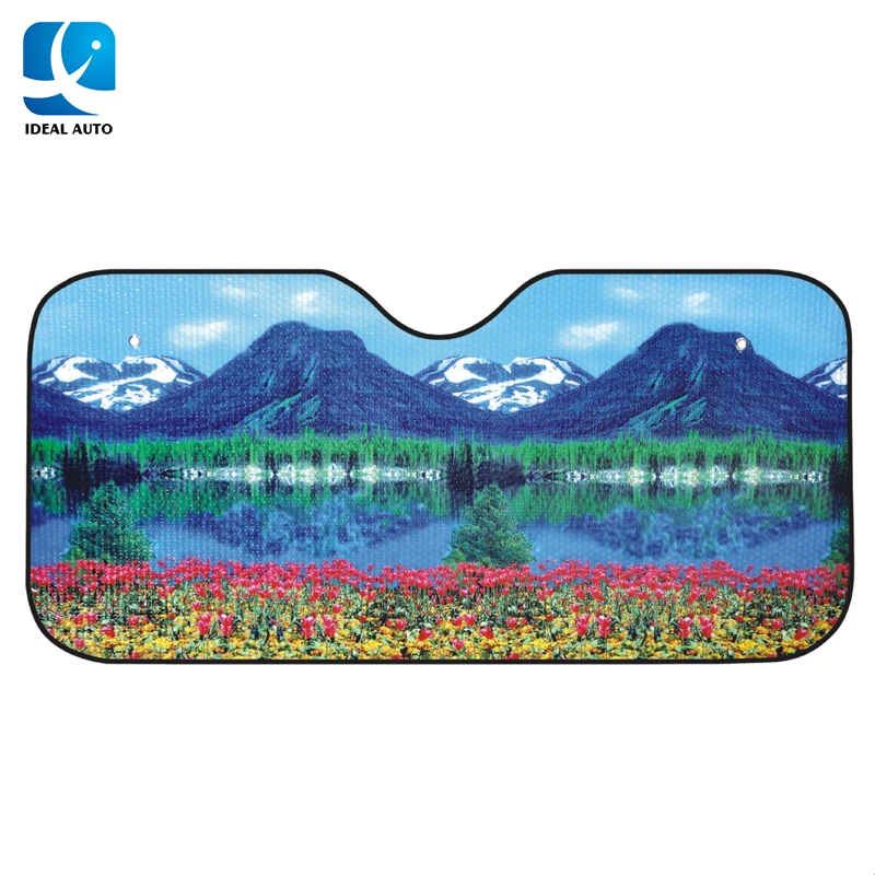 PE bubble customized design front car windshield sun shade