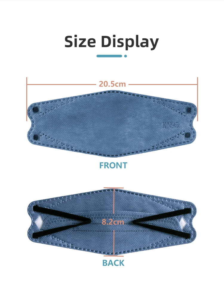 Letian kn95mask face disposable kf 94 facemask KF94 mask black disposable facemask respirators  kf94mask korea baby mask kf94