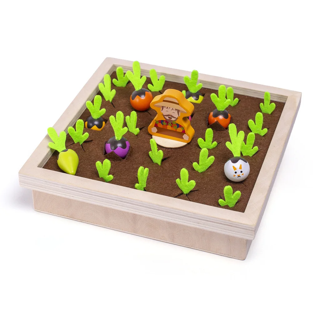 Unisex Montessori Memory Games for Children Christmas Birthday Gifts Simulate growing plants potting wooden educational toys