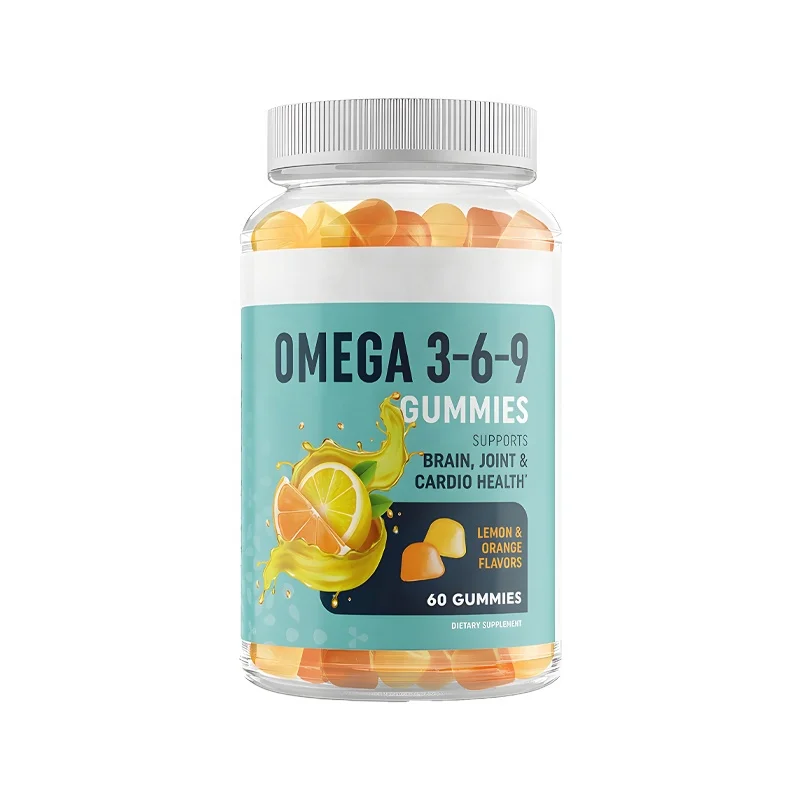 OEM ODM оптовая продажа добавка Omega Gummies масло семян чиа витамин C DHA Gammy Candy индивидуальная этикетка производитель под заказ