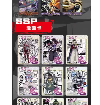 Japanese Anime ds-04 Demon Slayer Collection Card Booster Box Rare Kimetsu No Yaiba TCG Cards Table Playing Game Toys Kids Gift