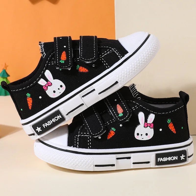 Children Canvas Kids Shoes Toddler Infant Boys Sneakers Girls Candy Color Casual Shoes Baby Kids Breathable Leisure  Soft