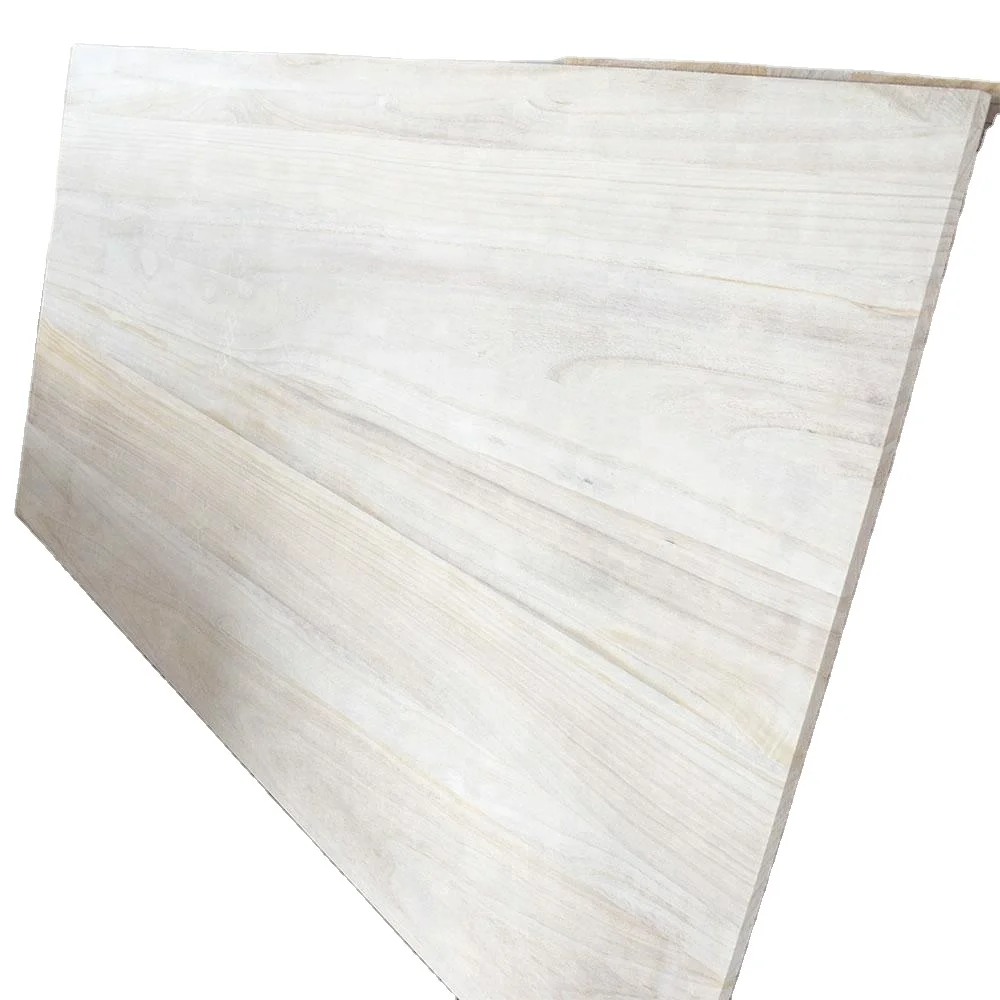 China Factory Custom Size Paulownia Timber Coffin Wood Board for Furniture