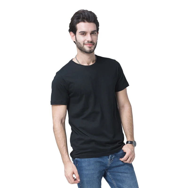 Wholesale 100 Cotton Mens Crew Neck Shirt High Quality Men T-shirt Oversized Unisex Summer Outdoor Wear Shirts