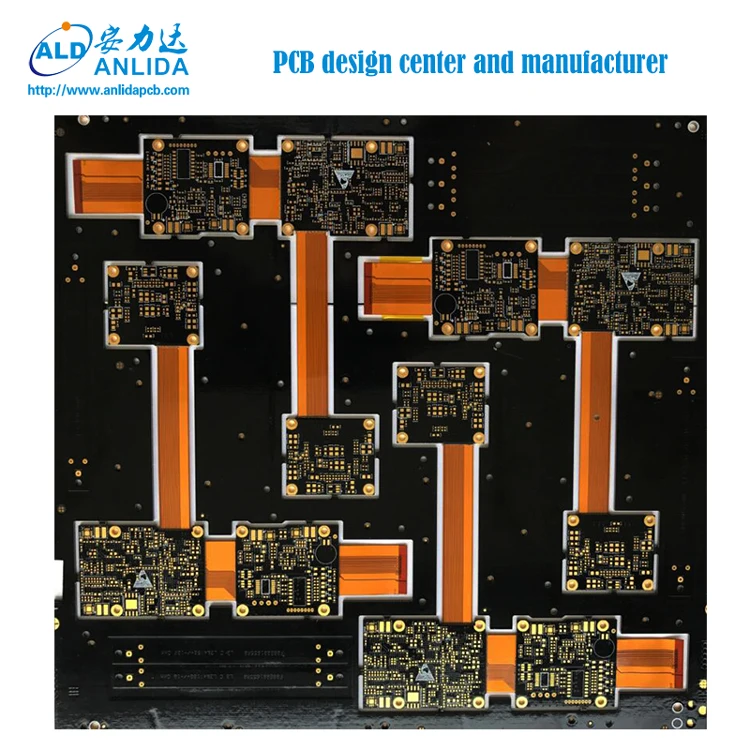 High Difficulty Customized RoHS rigid flexible pcb
