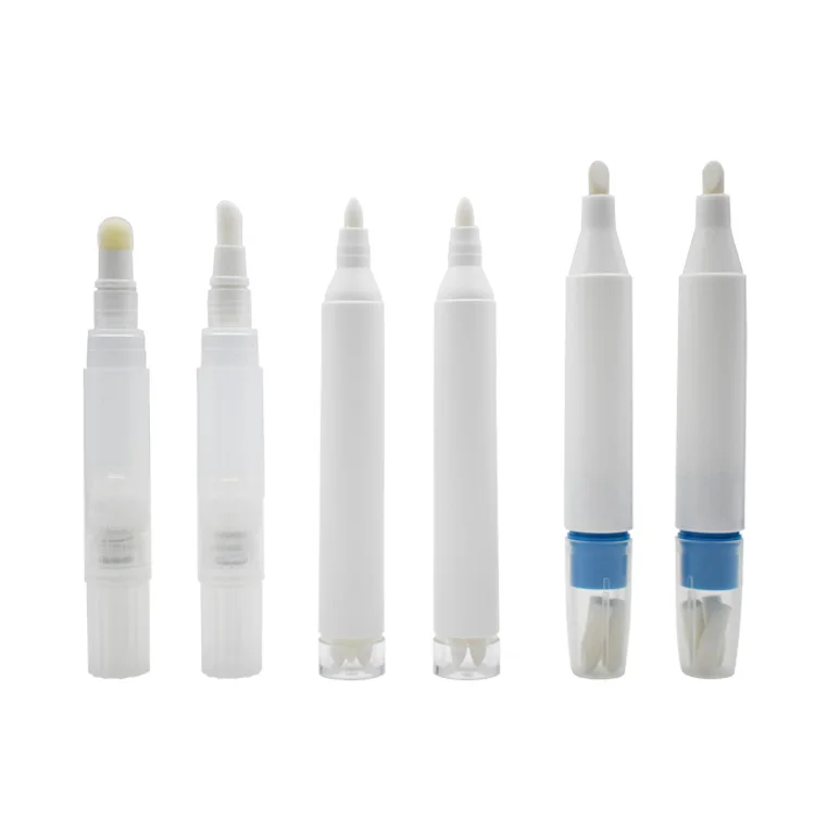 2.1ml 4ml Cosmetic Liquid and Cream Pen replaceable Cosmetic Pen cap with brush Nail Polish For Cosmetic Skincare Packaging