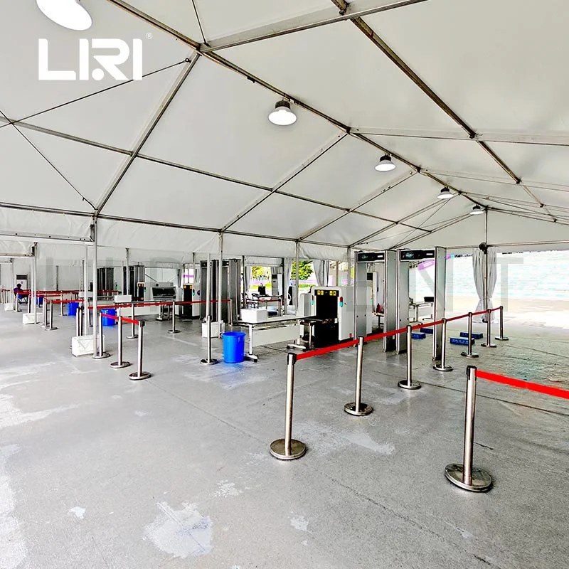All Weather Heavy Duty Big Clear Span Sport Events Tent Security Check