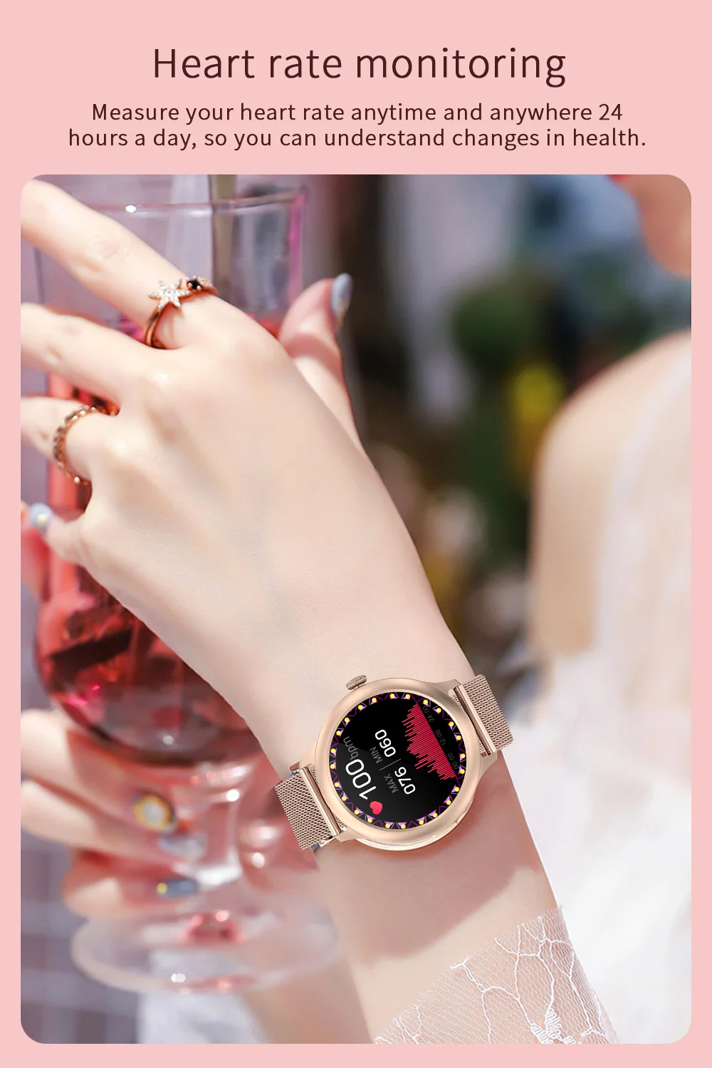 CE Rosh Smartwatch News Push Incoming Breathing training Call Multi-sports Mode  IP68 Waterproof Smatwatches