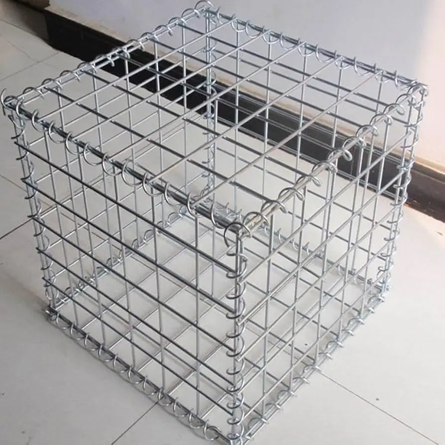 2X1X1 Wire Mesh Cages Galvanized Welded Stone Retaining Wall Gabion Mesh/Welded Gabion Cages/Protection Gabion Box