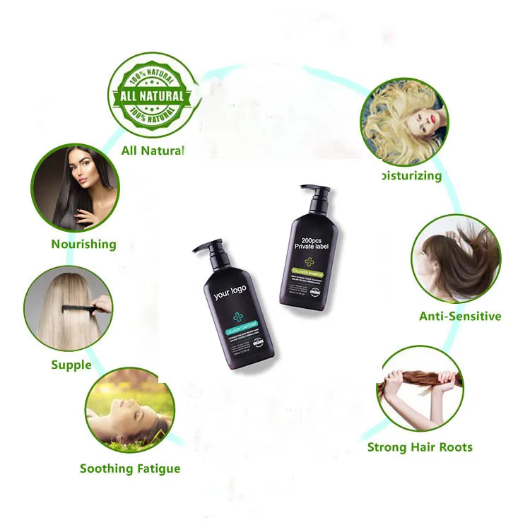 Private Label Custom Natural Organic Vegan Sulfate Free Coconut Oil Moisture Hair Shampoo And Conditioner