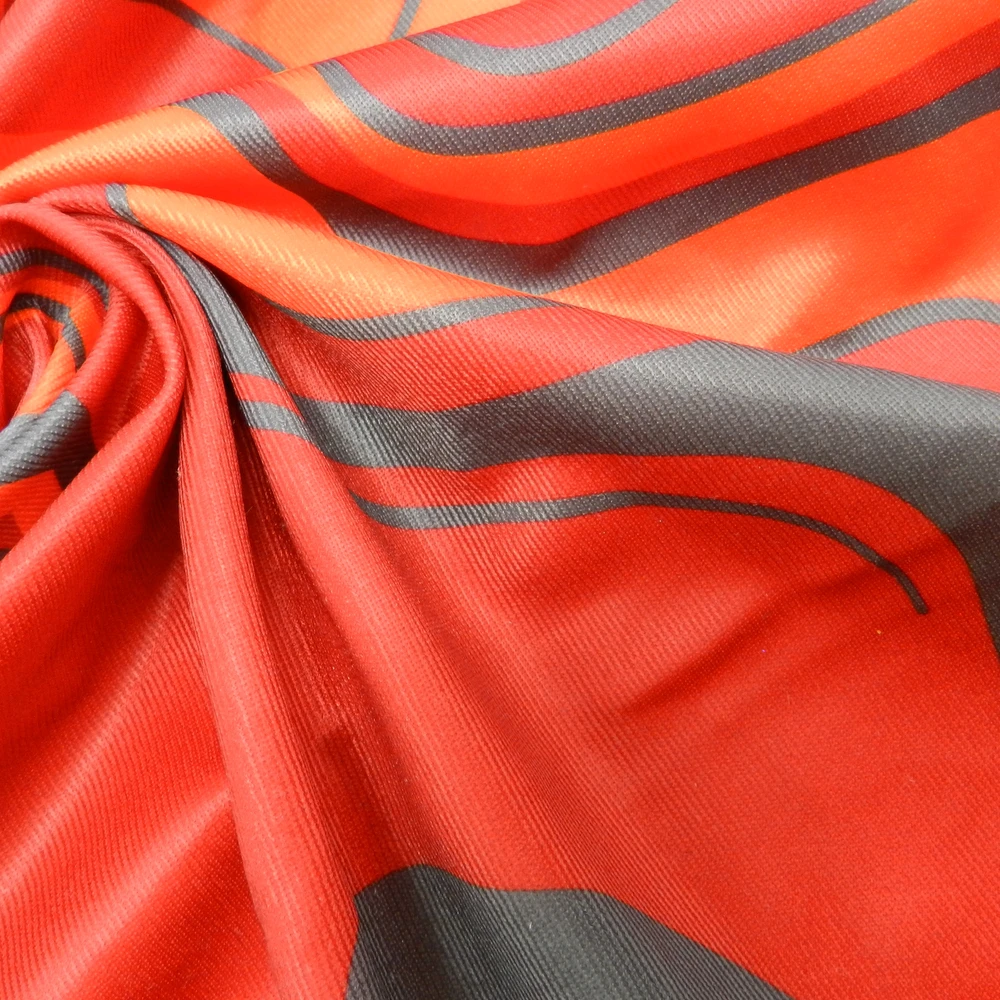 Hot woman sexy bikini lycra printed nylon foil spandex fabric nude feel fabric swimwear