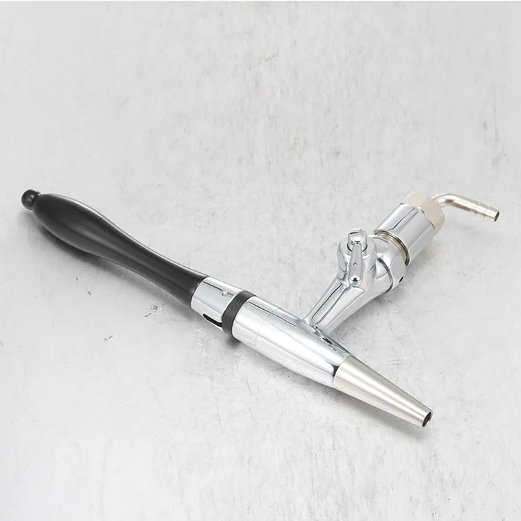 Single hole draft beer tower with stout tap for craft beer and  nitro cold brew coffee