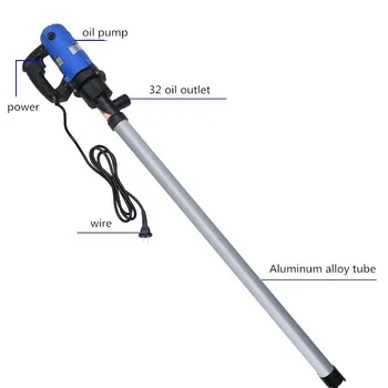 Aluminum alloy electric driven barrel pump high viscosity liquid delivery drum pump
