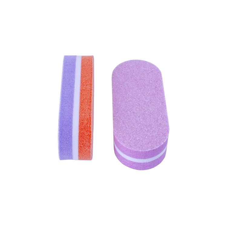 Factory wholesale printed professional sponge polishing mini buffer block customized nail files personal logo 80/100/180/240